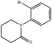 1-(2-BROMO-PHENYL)-PIPERIDIN-2-ONE Struktur