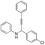 [1-(4-CHLORO-PHENYL)-3-PHENYL-PROP-2-YNYL]-PHENYL-AMINE Struktur