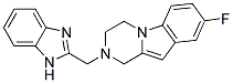 2-(1H-BENZIMIDAZOL-2-YLMETHYL)-8-FLUORO-1,2,3,4-TETRAHYDROPYRAZINO[1,2-A]INDOLE Struktur