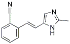 2-[2-(2-METHYL-IMIDAZOL-4-YL)-VINYL]-BENZONITRILE Struktur