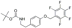 [2-(4-PENTAFLUOROPHENYLMETHOXY-PHENYL)-ETHYL]-CARBAMIC ACID TERT-BUTYL ESTER Struktur