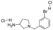 1-(3-BROMO-BENZYL)-PYRROLIDIN-3-YLAMINE DIHYDROCHLORIDE Struktur