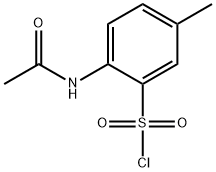 2-ACETAMIDO-5-METHYLBENZENESULFONYL CHLORIDE Struktur