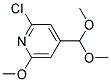 2-CHLORO-6-METHOXY-4-METHOXYMETHOXYMETHYL-PYRIDINE Struktur