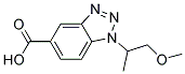 1-(2-METHOXY-1-METHYL-ETHYL)-1H-BENZOTRIAZOLE-5-CARBOXYLIC ACID Struktur