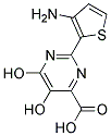 2-(3-AMINO-THIOPHEN-2-YL)-5,6-DIHYDROXY-PYRIMIDINE-4-CARBOXYLIC ACID Struktur