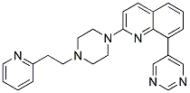 2-[4-(2-PYRIDIN-2-YLETHYL)PIPERAZIN-1-YL]-8-PYRIMIDIN-5-YLQUINOLINE Struktur