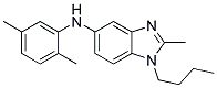 (1-BUTYL-2-METHYL-1H-BENZOIMIDAZOL-5-YL)-(2,5-DIMETHYL-PHENYL)-AMINE Struktur