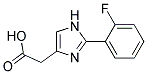 [2-(2-FLUORO-PHENYL)-1H-IMIDAZOL-4-YL]-ACETIC ACID Struktur