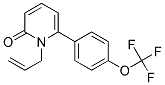 1-ALLYL-6-[4-(TRIFLUOROMETHOXY)PHENYL]PYRIDIN-2(1H)-ONE Struktur