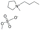 1-BUTYL-1-METHYLPYRROLIDINIUM METHYLSULFATE Struktur