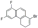 1-BROMO-6,8-DIFLUORO-3,4-DIHYDRO-PHENANTHRENE Struktur