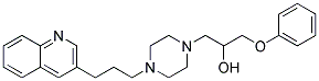 1-PHENOXY-3-[4-(3-QUINOLIN-3-YLPROPYL)PIPERAZIN-1-YL]PROPAN-2-OL