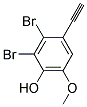 2,3-DIBROMO-4-ETHYNYL-6-METHOXY-PHENOL Struktur