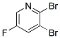 2,3-DIBROMO-5-FLUOROPYRIDINE Struktur