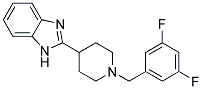 2-[1-(3,5-DIFLUOROBENZYL)PIPERIDIN-4-YL]-1H-BENZIMIDAZOLE Struktur