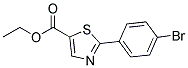 2-(4-BROMO-PHENYL)-THIAZOLE-5-CARBOXYLIC ACID ETHYL ESTER Struktur