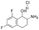 2-AMINO-6,8-DIFLUORO-1,2,3,4-TETRAHYDRO-NAPHTHALEN-1-OL HYDROCHLORIDE Struktur