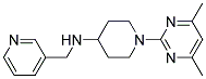 1-(4,6-DIMETHYLPYRIMIDIN-2-YL)-N-(PYRIDIN-3-YLMETHYL)PIPERIDIN-4-AMINE Struktur