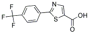 2-(4-TRIFLUOROMETHYL-PHENYL)-THIAZOLE-5-CARBOXYLIC ACID Struktur