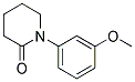 1-(3-METHOXY-PHENYL)-PIPERIDIN-2-ONE Structure