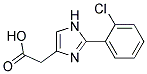 [2-(2-CHLORO-PHENYL)-1H-IMIDAZOL-4-YL]-ACETIC ACID Struktur