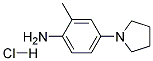 2-METHYL-4-PYRROLIDIN-1-YLANILINE HYDROCHLORIDE Struktur