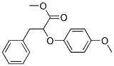 2-(4-METHOXY-PHENOXY)-3-PHENYL-PROPIONIC ACID METHYL ESTER Struktur