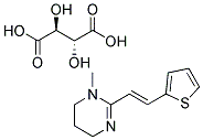 1-METHYL-2-(2-THIENYLVINYL)-1,4,5,6-TETRAHYDROPYRIMIDINE TARTARIC ACID,MESO Struktur