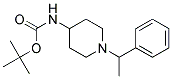 (1-PHENYLETHYL-PIPERIDIN-4-YL)-CARBAMIC ACID TERT-BUTYL ESTER Struktur