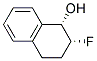 (1S,2R)-2-FLUORO-1,2,3,4-TETRAHYDRO-NAPHTHALEN-1-OL Struktur