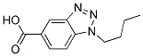 1-BUTYL-1H-BENZOTRIAZOLE-5-CARBOXYLIC ACID Struktur