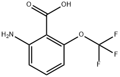 2-AMINO-6-(TRIFLUOROMETHOXY)BENZOIC ACID Struktur