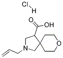 2-ALLYL-8-OXA-2-AZA-SPIRO[4.5]DECANE-4-CARBOXYLIC ACID HYDROCHLORIDE Struktur