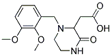 [1-(2,3-DIMETHOXY-BENZYL)-3-OXO-PIPERAZIN-2-YL]-ACETIC ACID Struktur