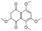 2,5,7,8-TETRAMETHOXY-2,3-DIHYDRO-[1,4]NAPHTHOQUINONE Struktur