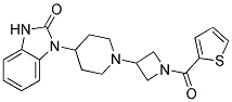 1-(1-[1-(2-THIENYLCARBONYL)AZETIDIN-3-YL]PIPERIDIN-4-YL)-1,3-DIHYDRO-2H-BENZIMIDAZOL-2-ONE Struktur