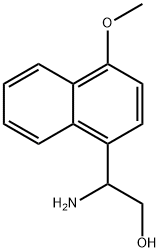 2-AMINO-2-(4-METHOXY-1-NAPHTHYL)ETHANOL Struktur