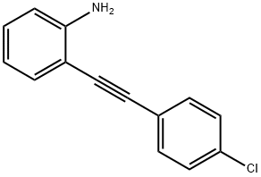 2-(4-CHLORO-PHENYLETHYNYL)-PHENYLAMINE Structure