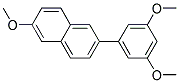 2-(3,5-DIMETHOXY-PHENYL)-6-METHOXY-NAPHTHALENE Struktur