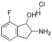 2-AMINO-7-FLUORO-INDAN-1-OL HYDROCHLORIDE Struktur