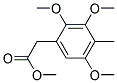 (2,3,5-TRIMETHOXY-4-METHYL-PHENYL)-ACETIC ACID METHYL ESTER Struktur