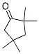 2,2,4,4-tetramethylcyclopentan-1-one Struktur