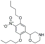 2,5-Dibutoxy-4-Morpholinylnitrobenzene Struktur