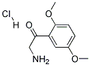 2-Amino-2',5'-Dimethoxyacetophenone Hydrochloride Struktur