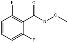 2,6-Difluoro-N-methoxy-N-methylbenzamide Struktur