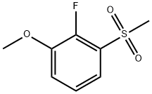 2-Fluoro-3-(methylsulphonyl)anisole Struktur