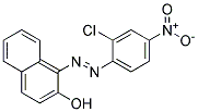 1-(2-Chloro-4-nitro-phenylazo)-naphthalen-2-ol Struktur