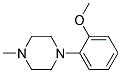 1-Methyl-4-(2-Methoxyphenyl)Piperazine Struktur