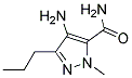 1Methyl-3-Propyl-4-Amino-5-Carbamoylpyrazole Struktur